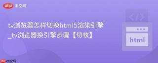tv浏览器怎样切换html5渲染引擎_tv浏览器换引擎步骤【切核】
