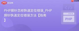 PHP探针怎样快速定位错误_PHP探针快速定位错误方法【指南】