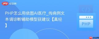 PHP怎么用依图AI医疗_传病例文本调诊断辅助模型获建议【真经】