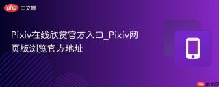 Pixiv在线欣赏官方入口_Pixiv网页版浏览官方地址