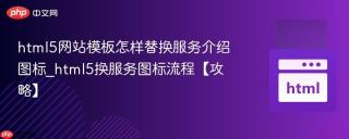 html5网站模板怎样替换服务介绍图标_html5换服务图标流程【攻略】