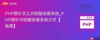 PHP探针怎么识别服务器系统_PHP探针识别服务器系统方式【指南】