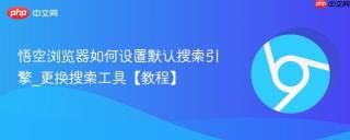 悟空浏览器如何设置默认搜索引擎_更换搜索工具【教程】