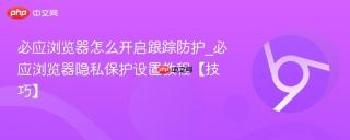 必应浏览器怎么开启跟踪防护_必应浏览器隐私保护设置教程【技巧】