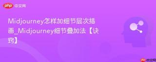 Midjourney怎样加细节层次插画_Midjourney细节叠加法【诀窍】