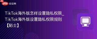 TikTok海外版怎样设置隐私权限_TikTok海外版设置隐私权限规则【贴士】
