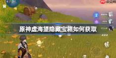 原神虚海望隐藏宝箱如何获取-原神虚海望隐藏宝箱获取攻略