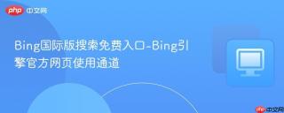 Bing国际版搜索免费入口-Bing引擎官方网页使用通道