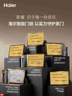 海尔智能门锁获评“2025年度中国锁具行业消费者优选品牌”
