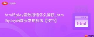html5play函数报错怎么捕获_html5play函数异常捕获法【技巧】