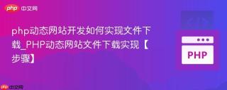 php动态网站开发如何实现文件下载_PHP动态网站文件下载实现【步骤】