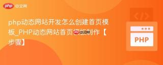 php动态网站开发怎么创建首页模板_PHP动态网站首页模板制作【步骤】