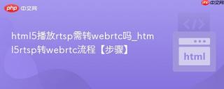html5播放rtsp需转webrtc吗_html5rtsp转webrtc流程【步骤】