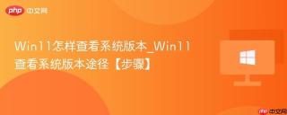win11怎样查看系统版本_win11查看系统版本途径【步骤】