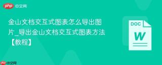 金山文档交互式图表怎么导出图片_导出金山文档交互式图表方法【教程】