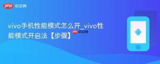 vivo手机性能模式怎么开_vivo性能模式开启法【步骤】