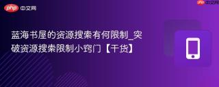 蓝海书屋的资源搜索有何限制_突破资源搜索限制小窍门【干货】