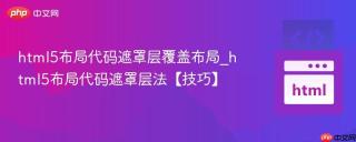 html5布局代码遮罩层覆盖布局_html5布局代码遮罩层法【技巧】