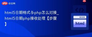 html5日期格式与php怎么对接_html5日期php接收处理【步骤】
