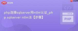 php连接sqlserver用ntlm认证_php sqlserver ntlm法【步骤】