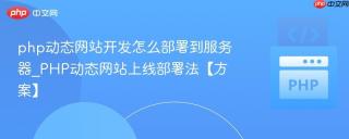 php动态网站开发怎么部署到服务器_PHP动态网站上线部署法【方案】