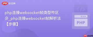 php连接websocket帧类型咋区分_php连接websocket帧解析法【步骤】