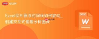 Excel切片器与时间线如何联动_创建交互式销售分析图表
