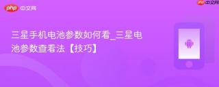 三星手机电池参数如何看_三星电池参数查看法【技巧】