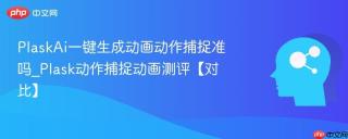 PlaskAi一键生成动画动作捕捉准吗_Plask动作捕捉动画测评【对比】