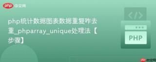 php统计数据图表数据重复咋去重_phparray_unique处理法【步骤】