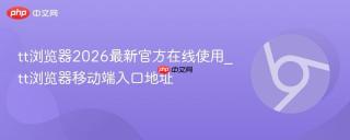 tt浏览器2026最新官方在线使用_tt浏览器移动端入口地址