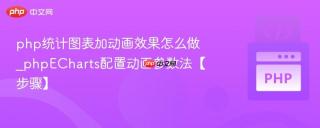 php统计图表加动画效果怎么做_phpECharts配置动画参数法【步骤】