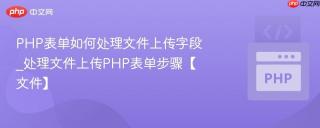 PHP表单如何处理文件上传字段_处理文件上传PHP表单步骤【文件】