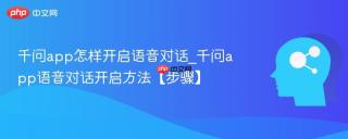 千问app怎样开启语音对话_千问app语音对话开启方法【步骤】