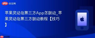苹果灵动岛第三方App怎联动_苹果灵动岛第三方联动教程【技巧】
