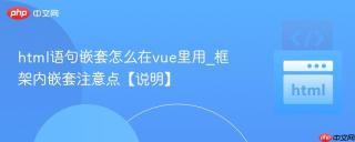 html语句嵌套怎么在vue里用_框架内嵌套注意点【说明】