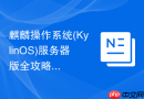 麒麟操作系统(KylinOS)服务器版全攻略:从部署配置到生产运维