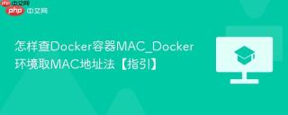 怎样查Docker容器MAC_Docker环境取MAC地址法【指引】