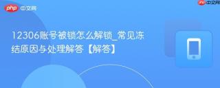 12306账号被锁怎么解锁_常见冻结原因与处理解答【解答】