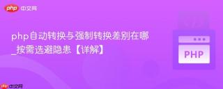 php自动转换与强制转换差别在哪_按需选避隐患【详解】