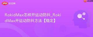 RokidMax怎样开运动防抖_RokidMax开运动防抖方法【稳定】