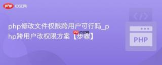 php修改文件权限跨用户可行吗_php跨用户改权限方案【步骤】