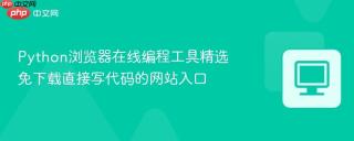Python浏览器在线编程工具精选 免下载直接写代码的网站入口