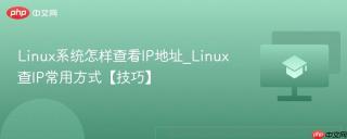 Linux系统怎样查看IP地址_Linux查IP常用方式【技巧】