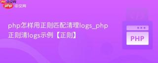 php怎样用正则匹配清理logs_php正则清logs示例【正则】