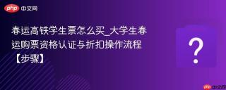 春运高铁学生票怎么买_大学生春运购票资格认证与折扣操作流程【步骤】