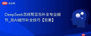 DeepSeek怎样帮豆包补全专业细节_双AI细节补全技巧【完善】