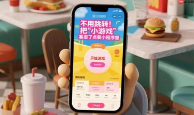 不用跳转!把“小游戏”塞进了点餐小程序里