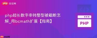 php超长数字串转整型被截断怎解_用bcmath扩展【指南】