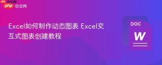 Excel如何制作动态图表 Excel交互式图表创建教程